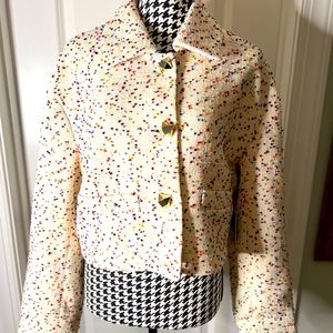 Express; Tulle, crop jacket